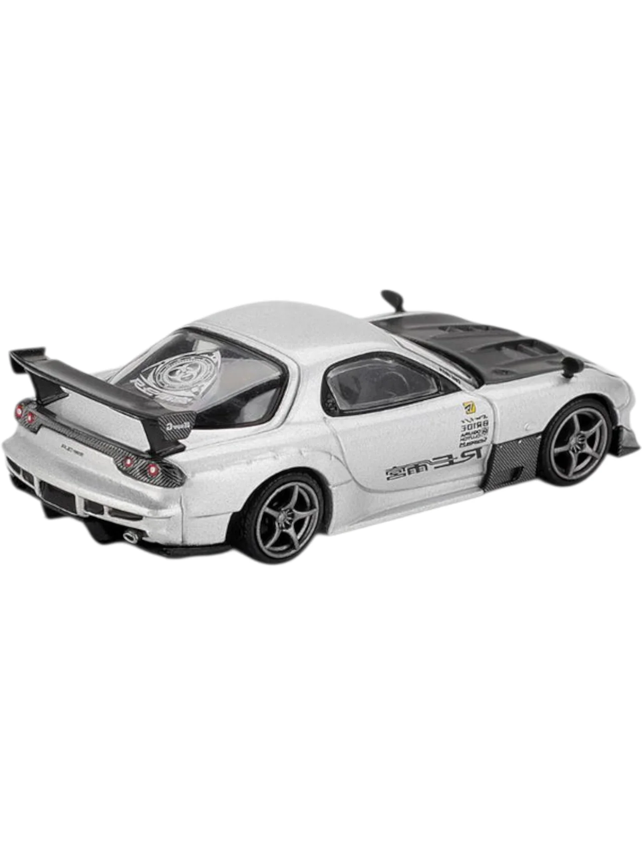Mini GT #1106: Mazda RX-7 RE-Amemiya Silver Metallic - Image 5