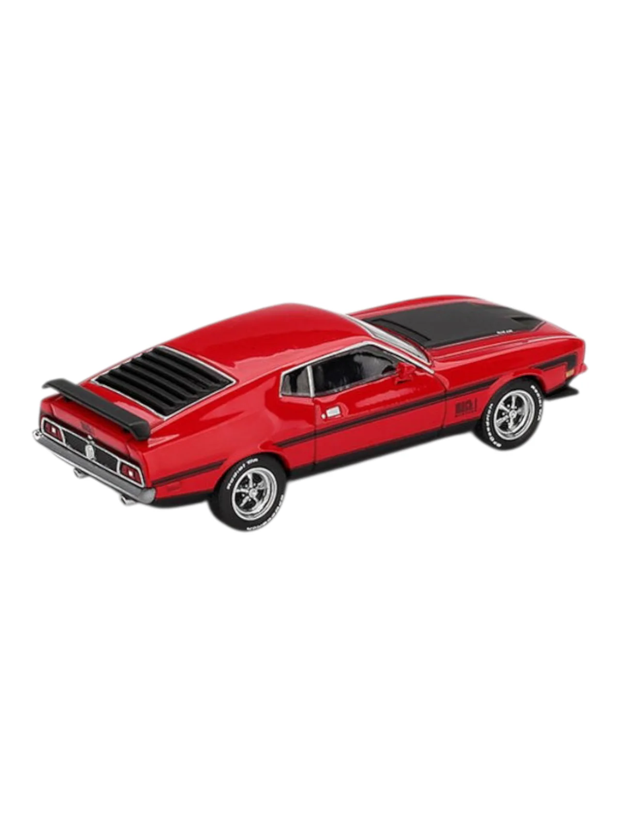 Mini GT 1122: Ford Mustang Mach1 1971 Race Red 1:64 Scale - Image 3