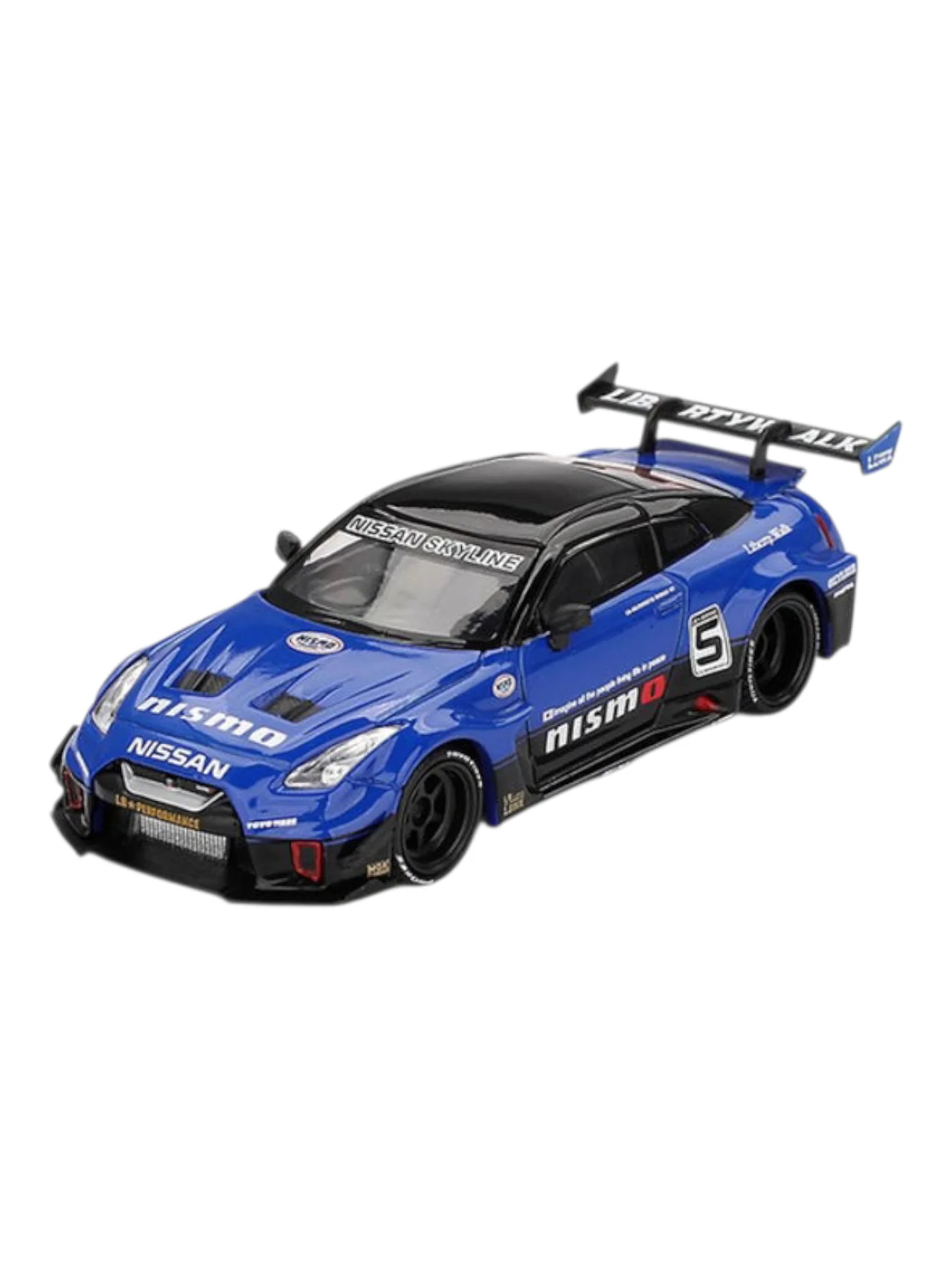 Mini GT 1124 Nissan LB-Silhouette WORKS GT 35GT-RR Ver.2 Blue 1:64 Scale