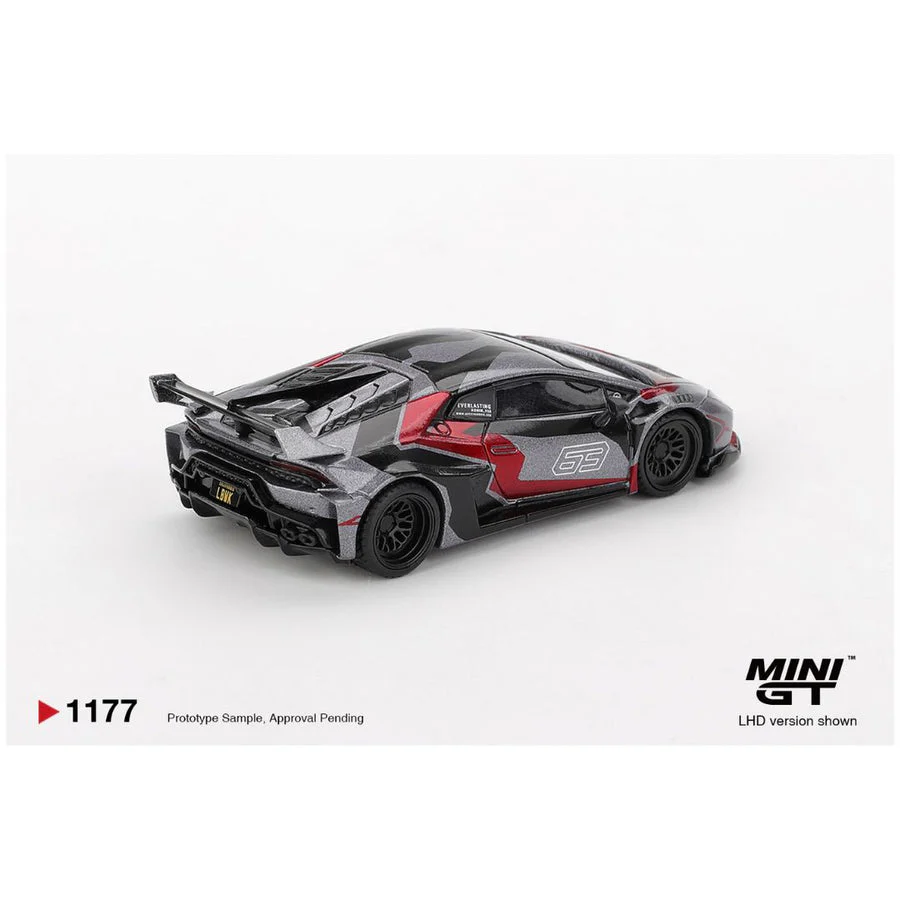 Mini GT #1177 LB★WORKS Lamborghini Huracán GT RONIN 1:64 Scale - Image 4