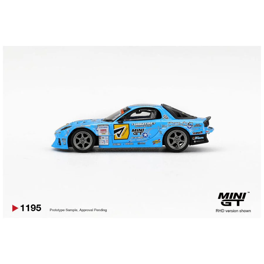 Mini GT #1195: Mazda RX-7 RE-Amemiya 2025 D1GP Imported 1:64 Scale - Image 3