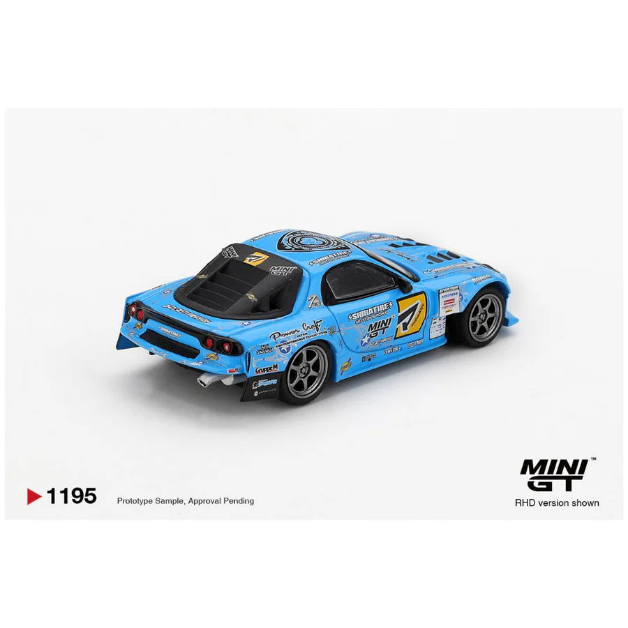 Mini GT #1195: Mazda RX-7 RE-Amemiya 2025 D1GP Imported 1:64 Scale - Image 4