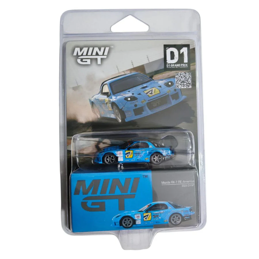 Mini GT #1195: Mazda RX-7 RE-Amemiya 2025 D1GP Imported 1:64 Scale - Image 5