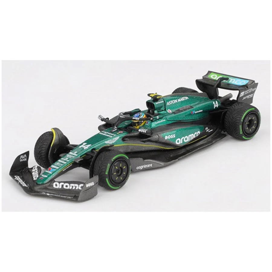 Mini GT Aston Martin AMR24 #14 2024 F1 Canadian GP Fernando Alonso (No.1113) 1:64 Scale - Image 3