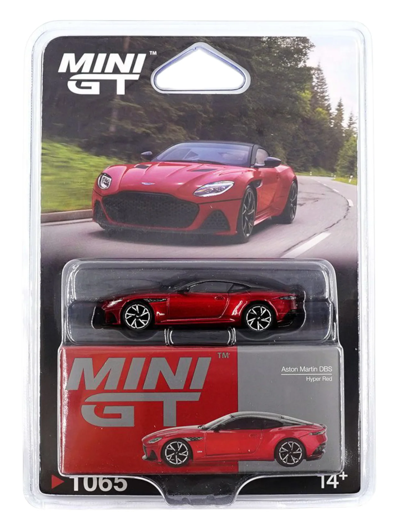 Mini GT Aston Martin DBS (Hyper Red) Code-1065 1:64 Scale - Image 4