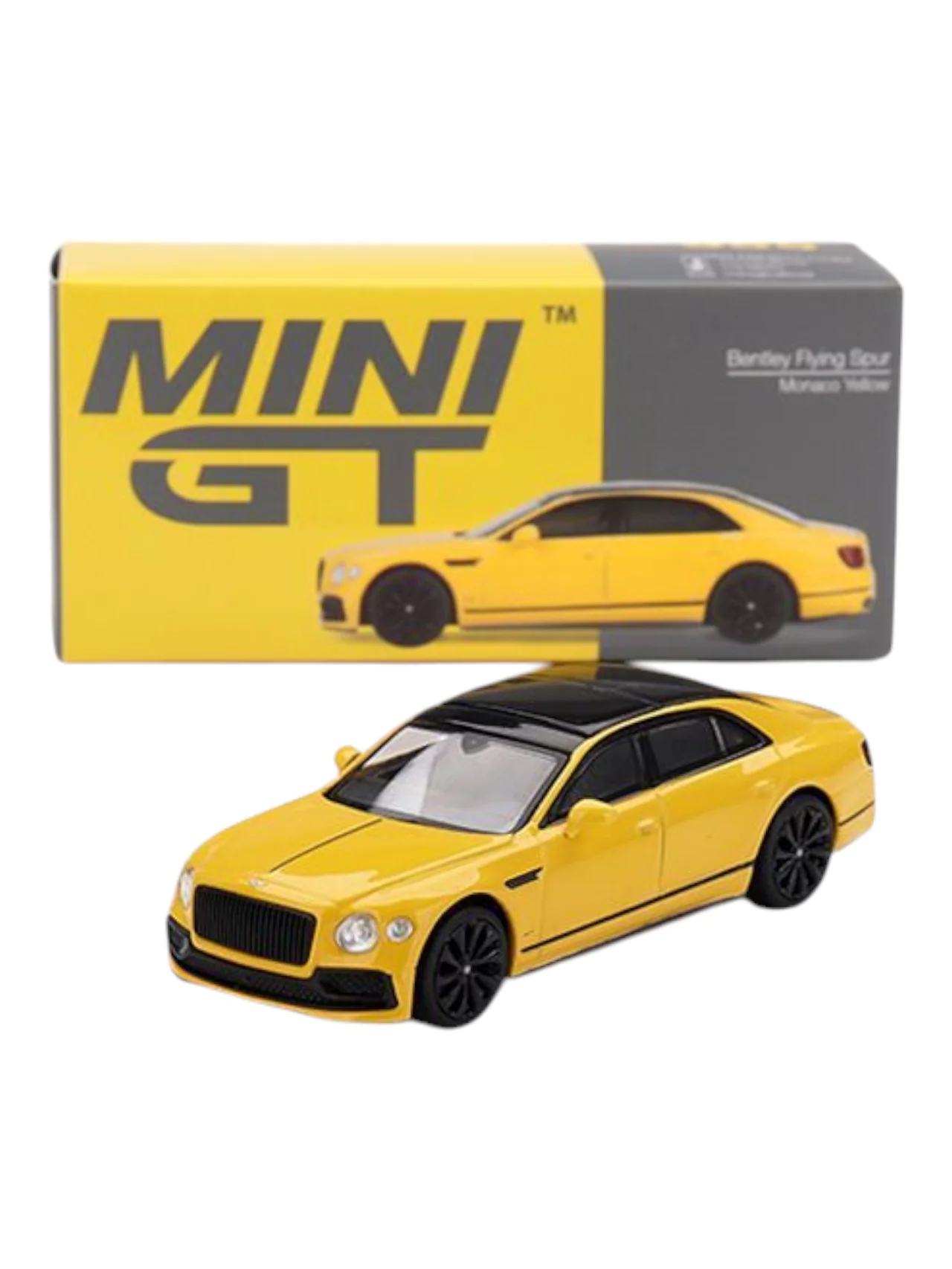 Mini GT Bentley Flying Spur (Monaco Yellow) 1:64 Scale