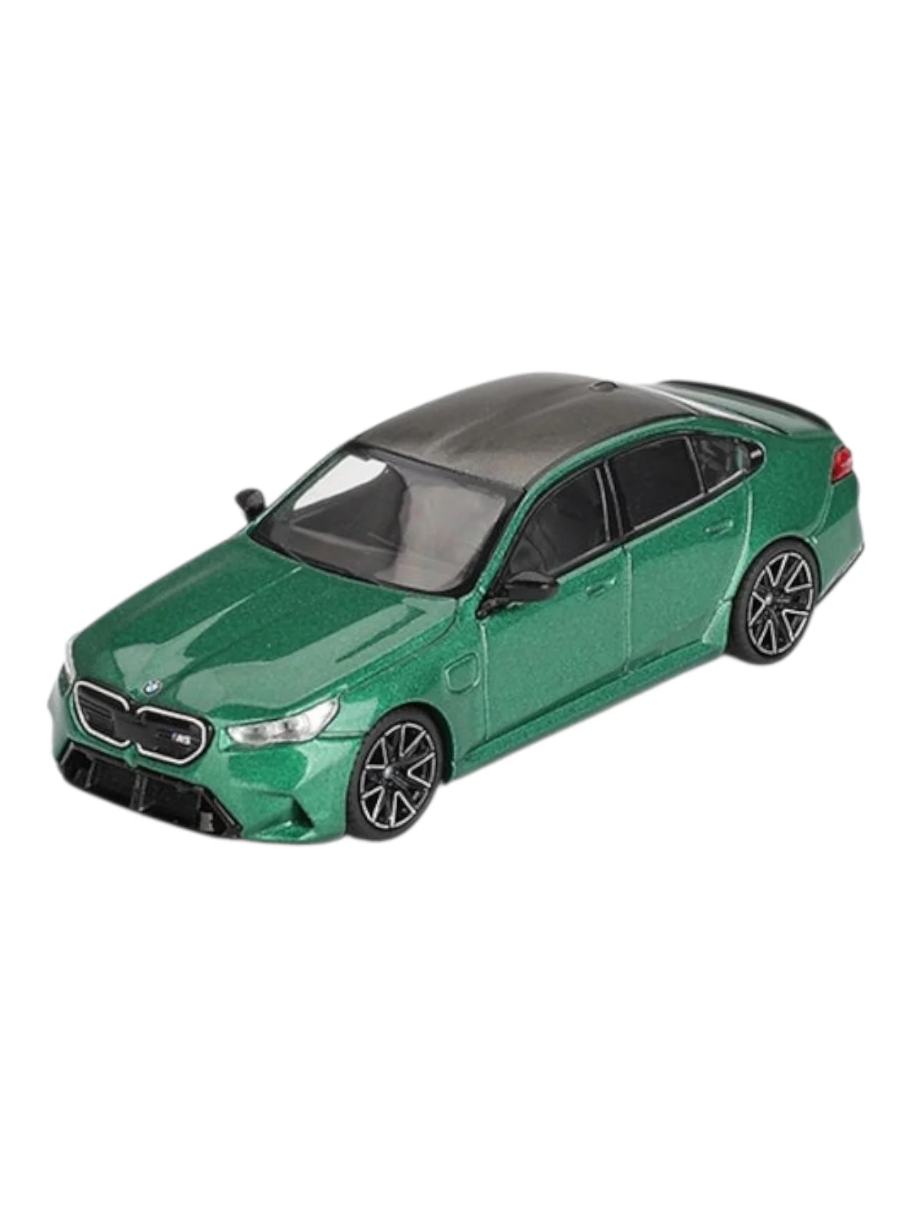 Mini GT Blister #1086: BMW M5 Isle of Man Green Metallic 1:64 Scale - Image 4