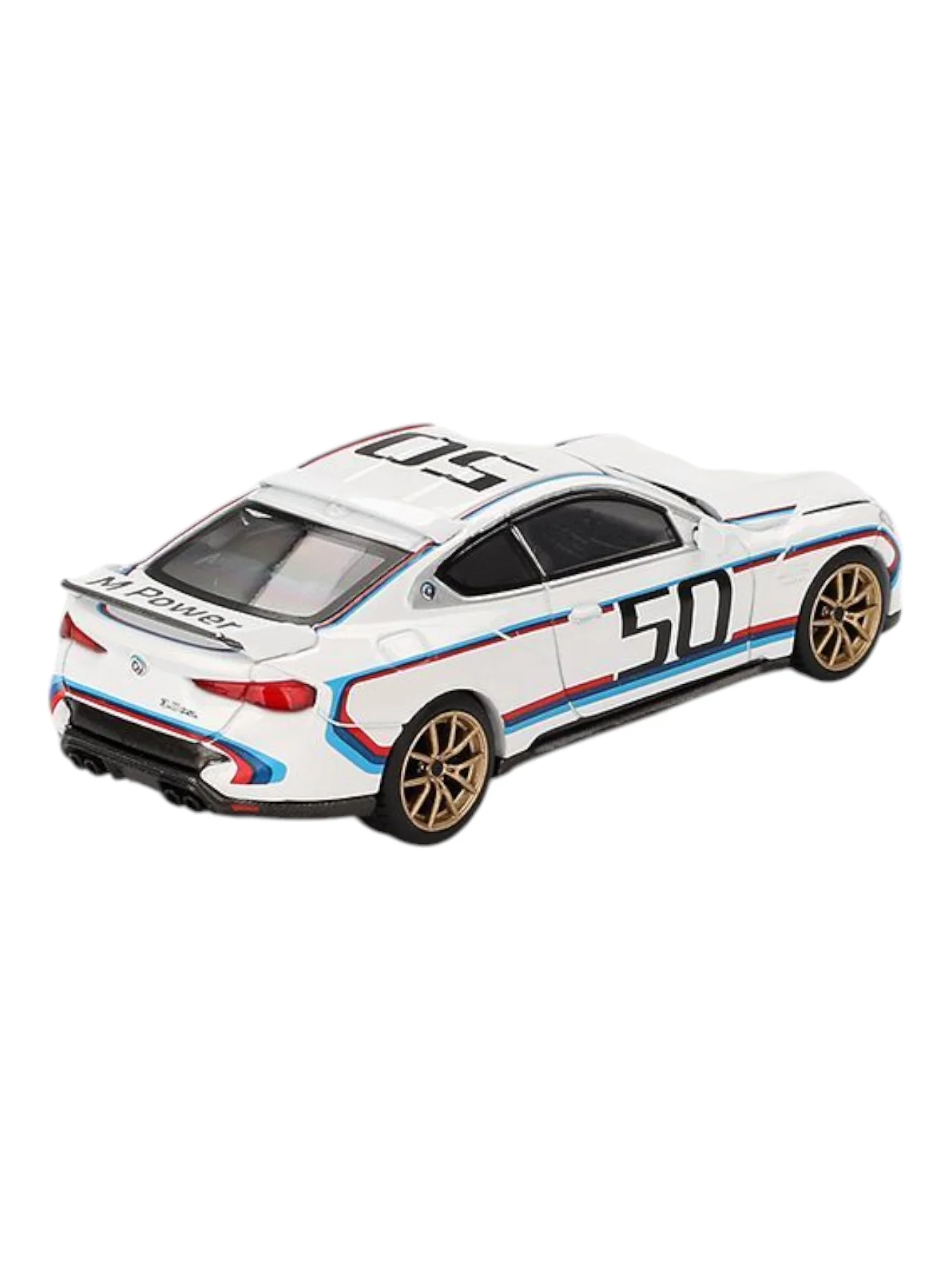 Mini GT BMW 3.0 CSL (White) 1:64 Scale - Image 3
