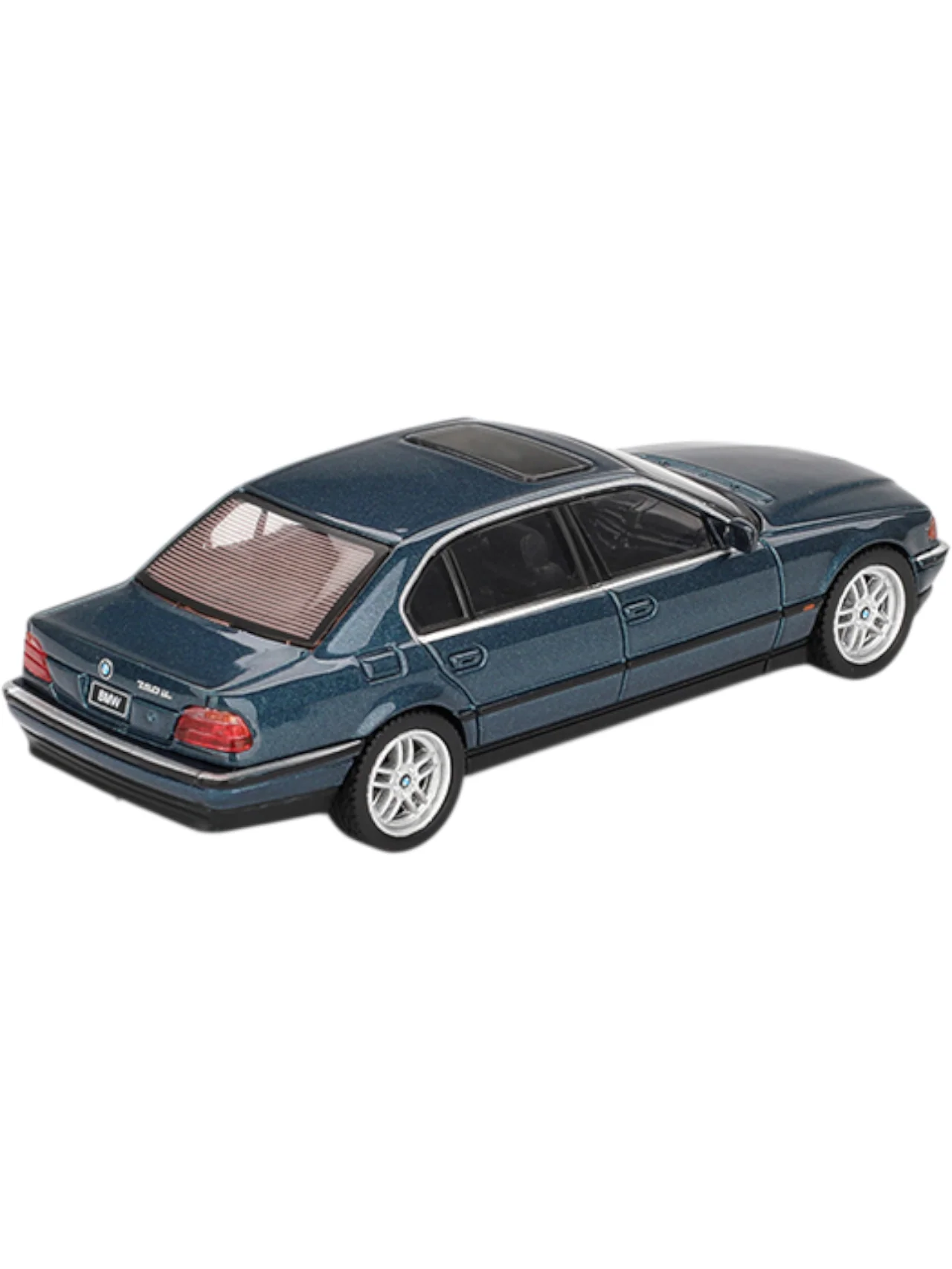 Mini GT BMW 750IL Sorrento Blue Metallic Code-894 1/64 Diecast - Image 3