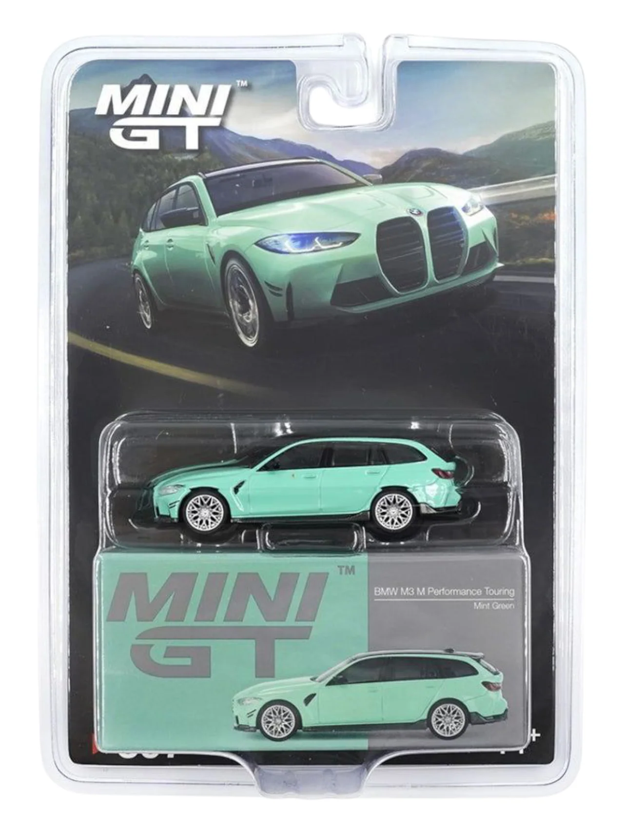 Mini GT BMW M3 Performance Touring (Mint Green) Code-897 1:64 Scale - Image 5