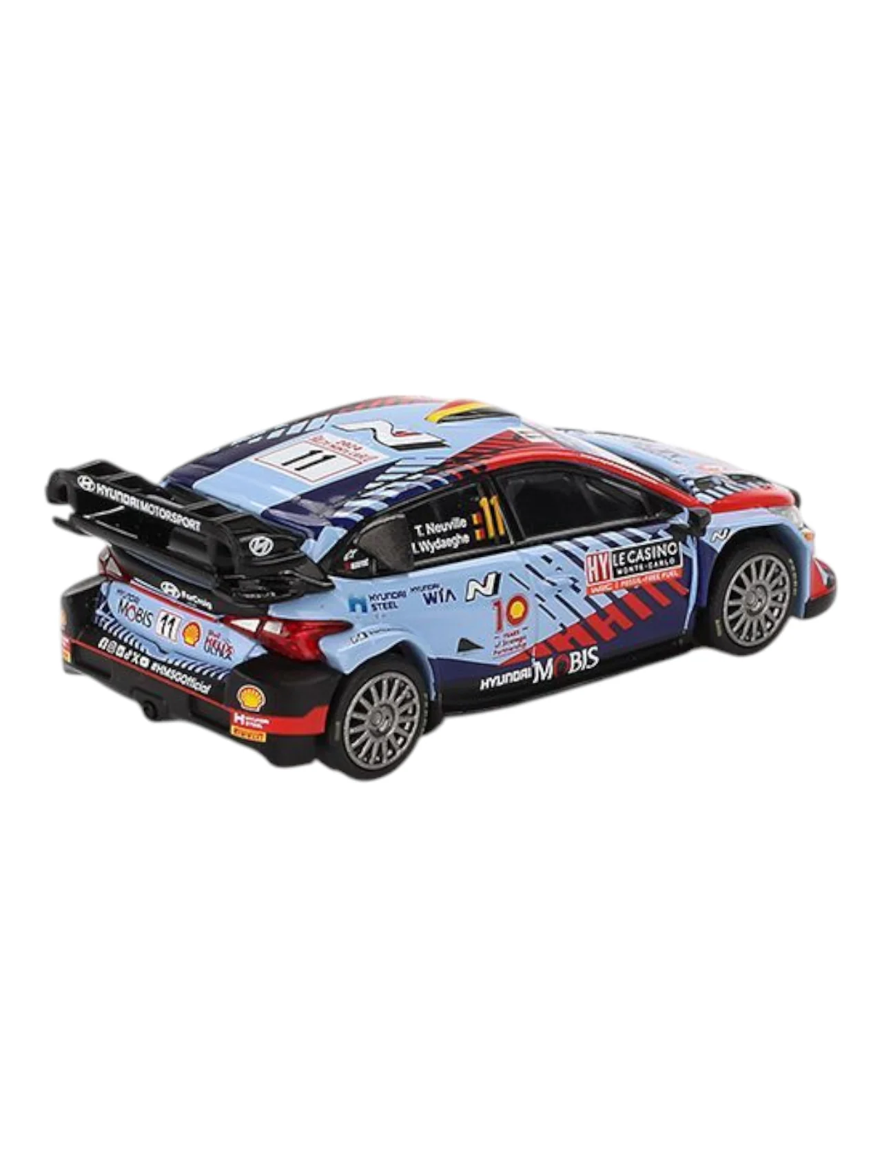 Mini GT Hyundai i20 N Rally1 Hybrid #11 2024 Rallye Monte-Carlo Winner 1:64 Scale - Image 2