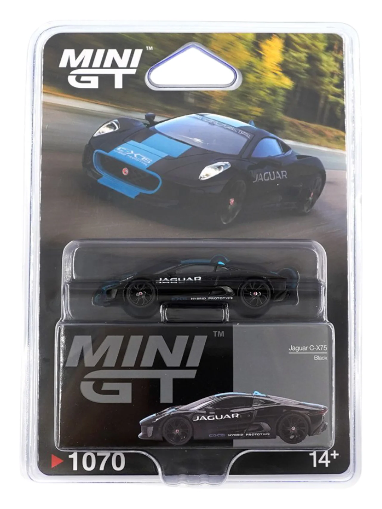 Mini GT Jaguar C-X75 (Black) Code-1070 1:64 Scale - Image 4