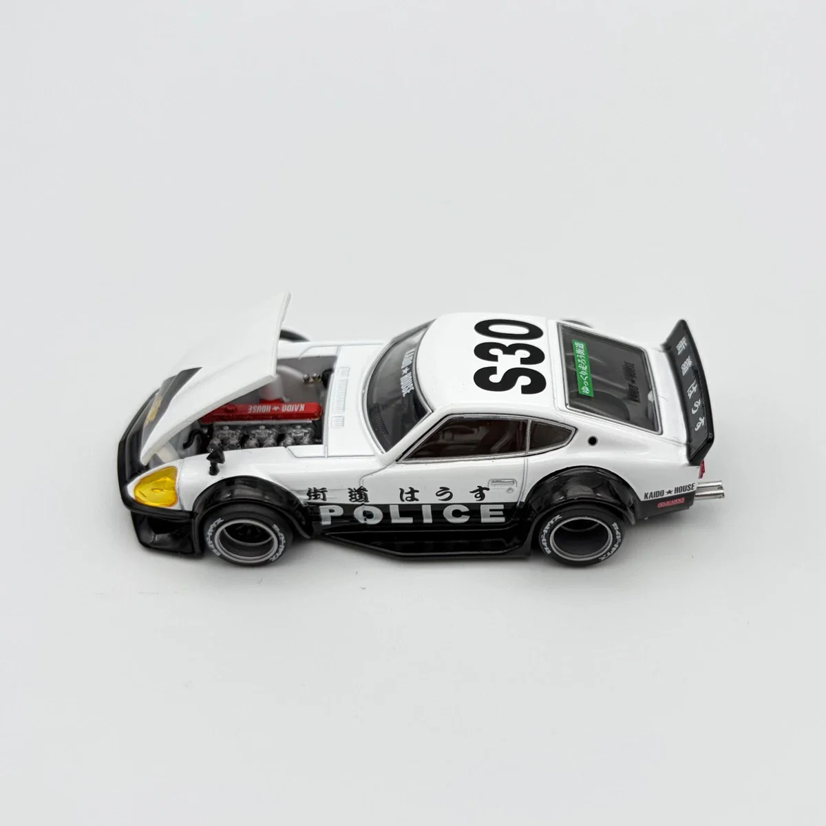Mini GT Kaido House #208: Nissan Fairlady Z Kaido GT Police 1:64 Scale - Image 4