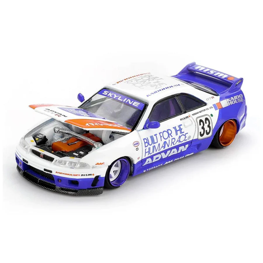 Mini GT Kaido House #213: Nissan Skyline GTR R33 BFTHR V1 Imported 1:64 Scale