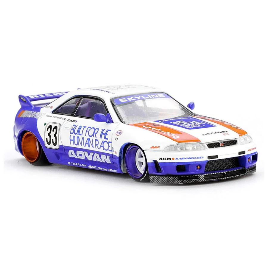 Mini GT Kaido House #213: Nissan Skyline GTR R33 BFTHR V1 Imported 1:64 Scale - Image 2