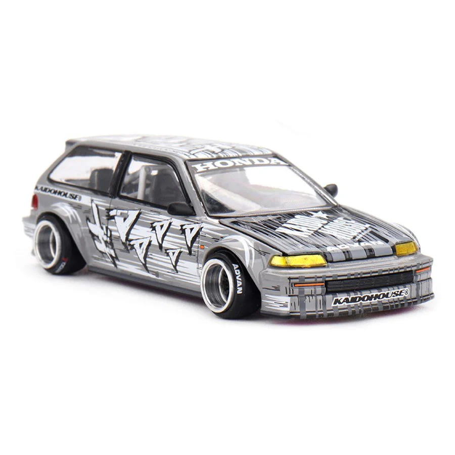 Mini GT Kaido House #260: Honda Civic EF Kaido Manga V1 Imported 1:64 Scale - Image 3