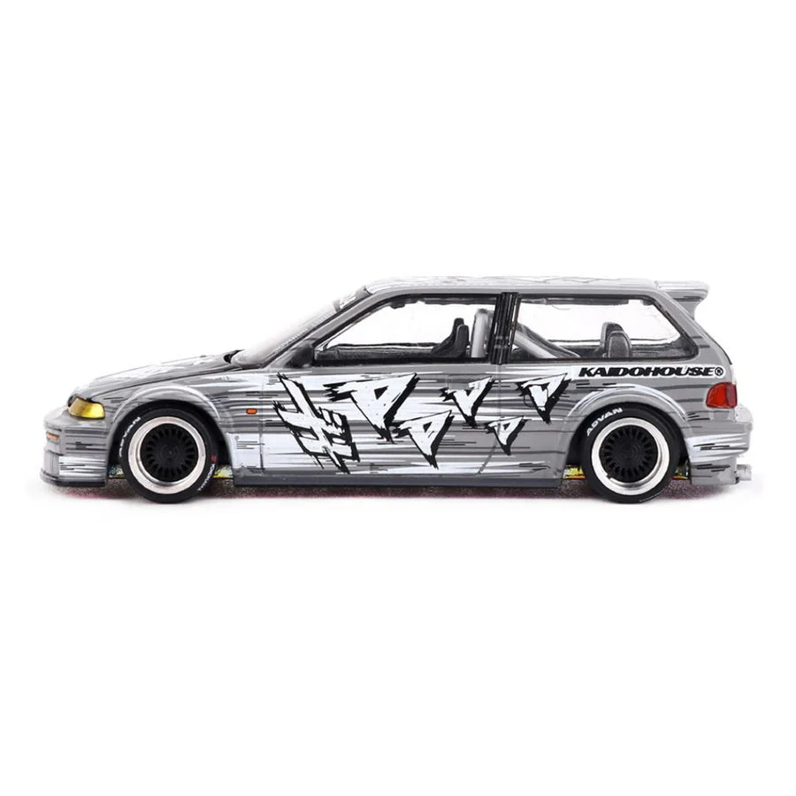 Mini GT Kaido House #260: Honda Civic EF Kaido Manga V1 Imported 1:64 Scale - Image 4
