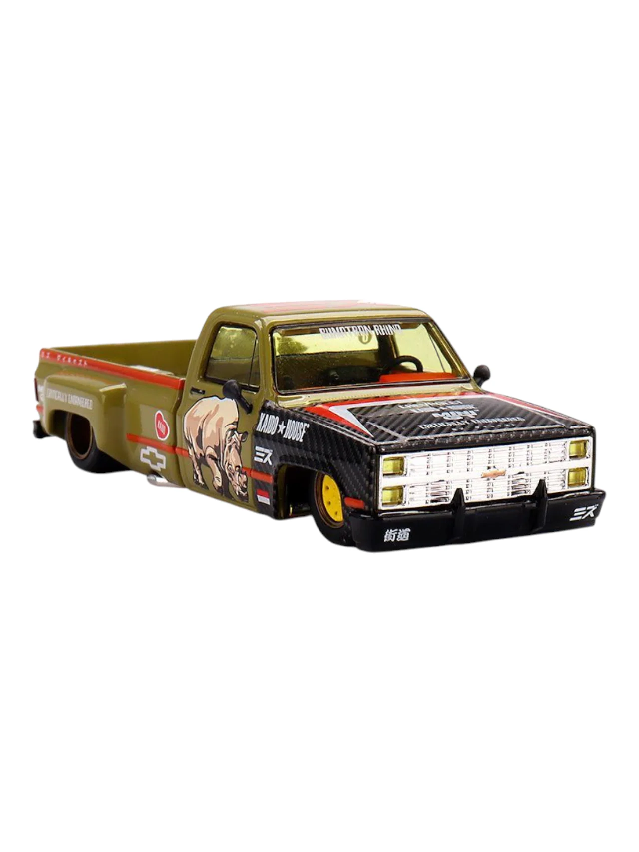Mini GT Kaido House Chevrolet Silverado "Sumatran Rhino" Kaido x Mizu Diecast 1:64 Scale - Image 2