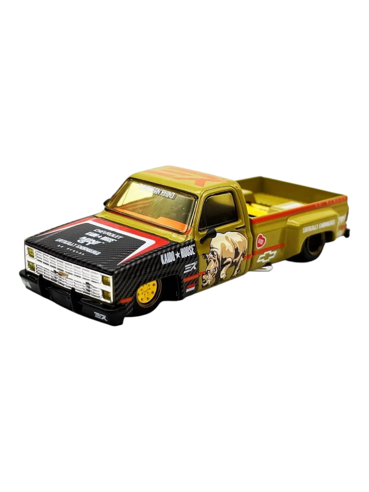 Mini GT Kaido House Chevrolet Silverado "Sumatran Rhino" Kaido x Mizu Diecast 1:64 Scale - Image 3