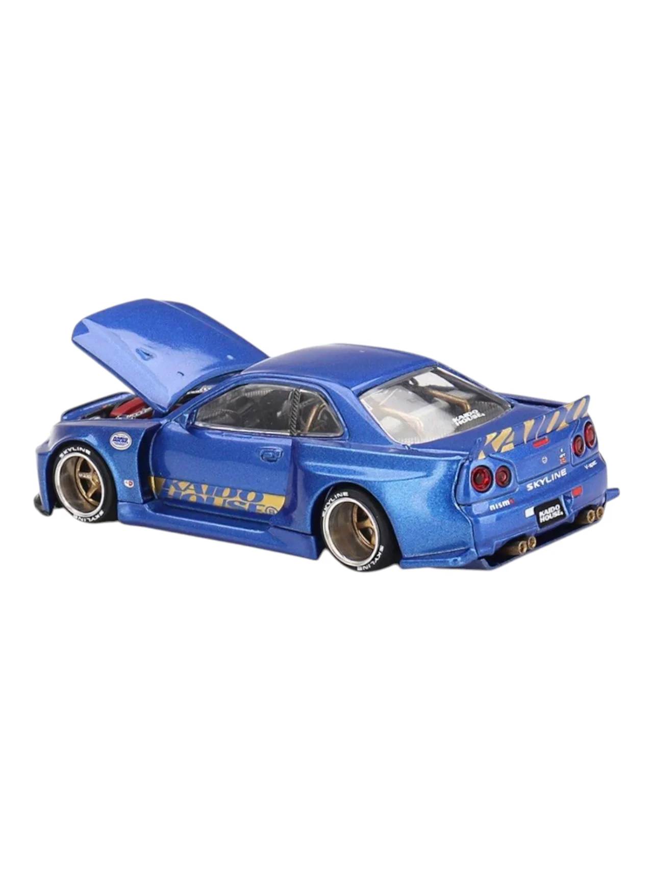 Mini GT Kaido House Nissan Skyline GT-R (R34) Kaido Works Shinjuku V2 1:64 Scale - Image 3