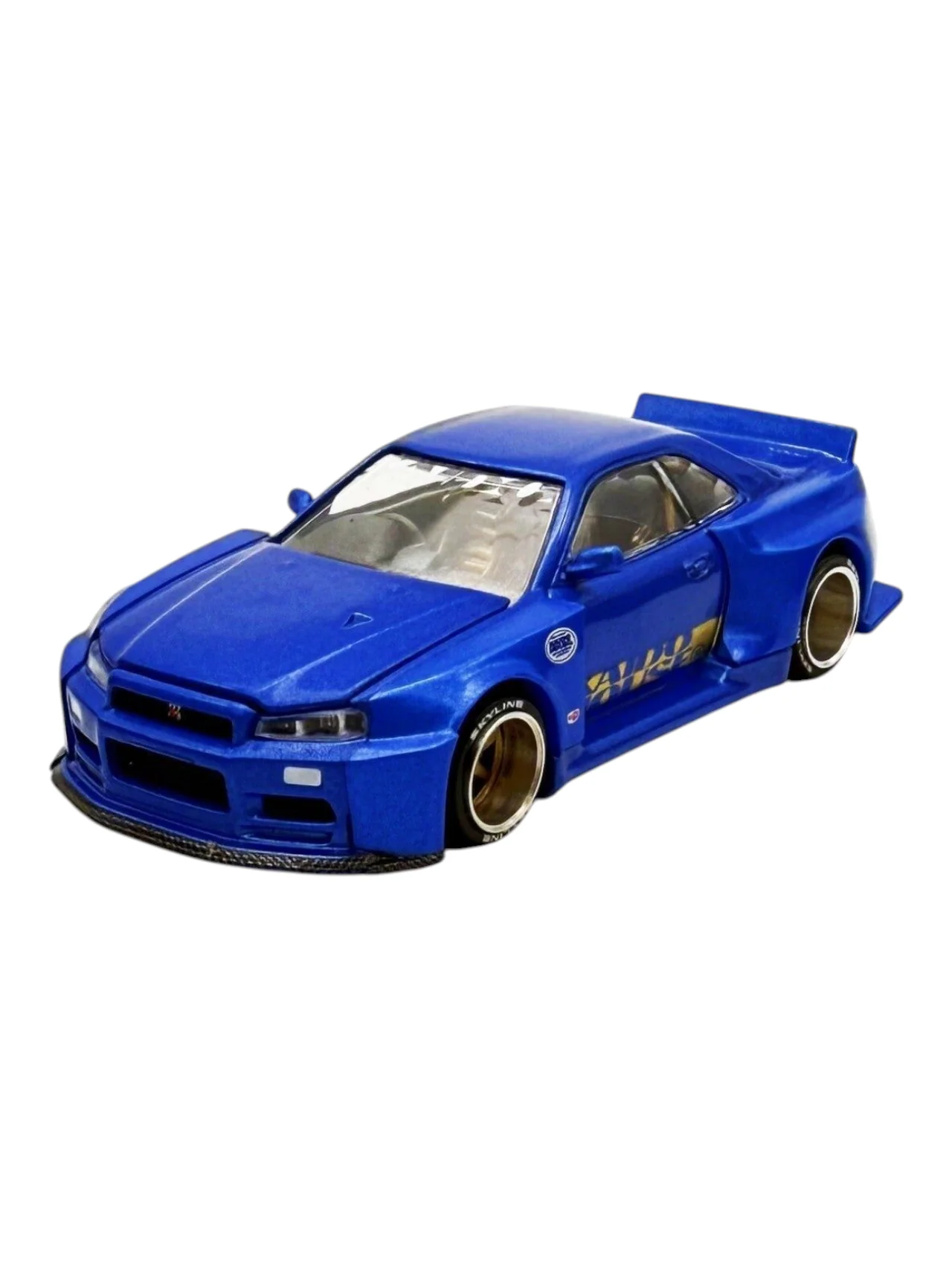 Mini GT Kaido House Nissan Skyline GT-R (R34) Kaido Works (V2 Aero) Shinjuku V2 1:64 Scale - Image 2