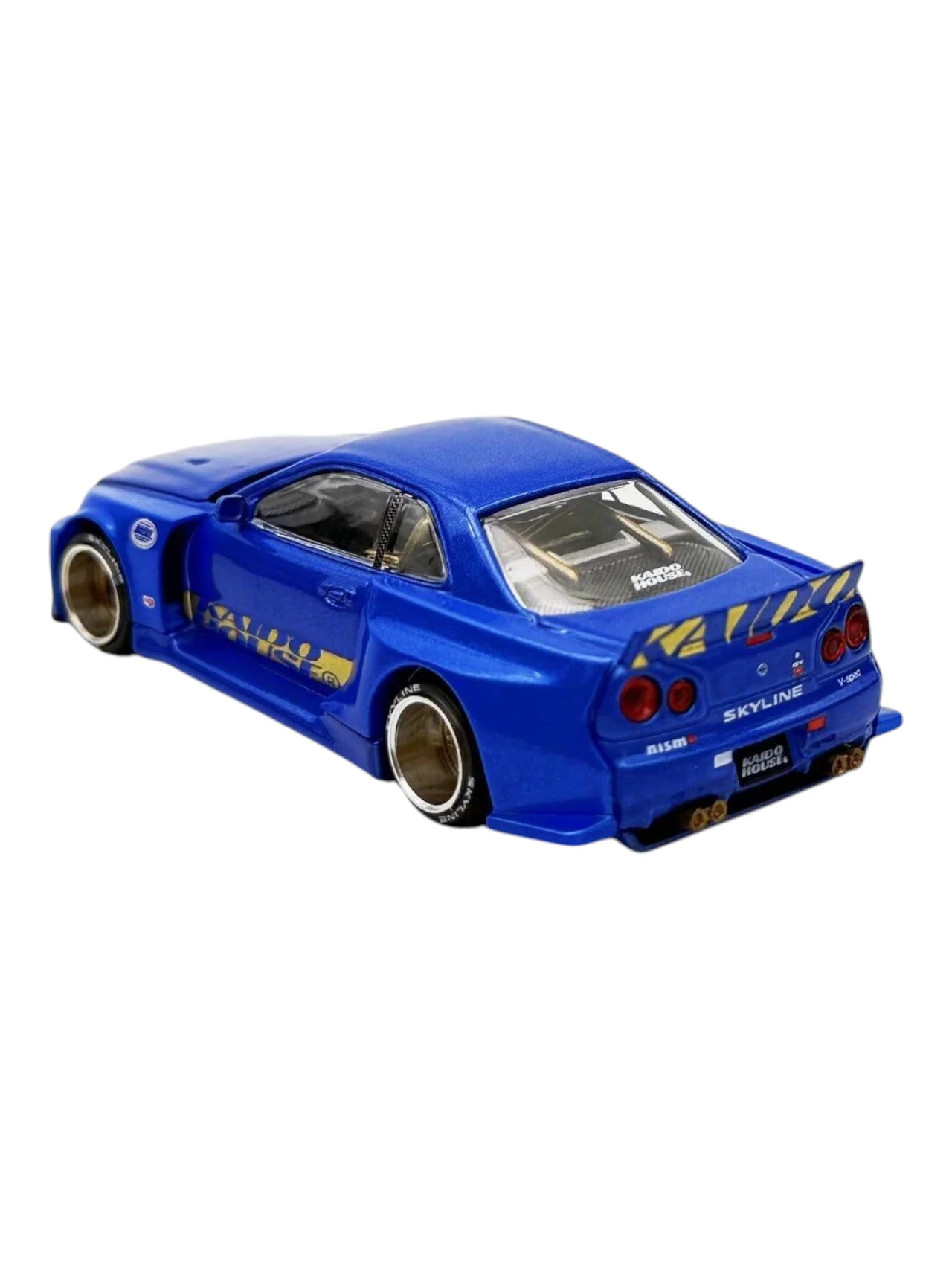 Mini GT Kaido House Nissan Skyline GT-R (R34) Kaido Works (V2 Aero) Shinjuku V2 1:64 Scale - Image 4