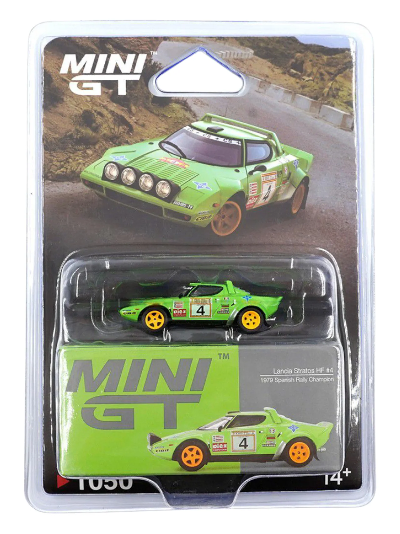 Mini GT Lancia Stratos HF #4 (1979 Spanish Rally Champion) Code-1050 1:64 - Image 5