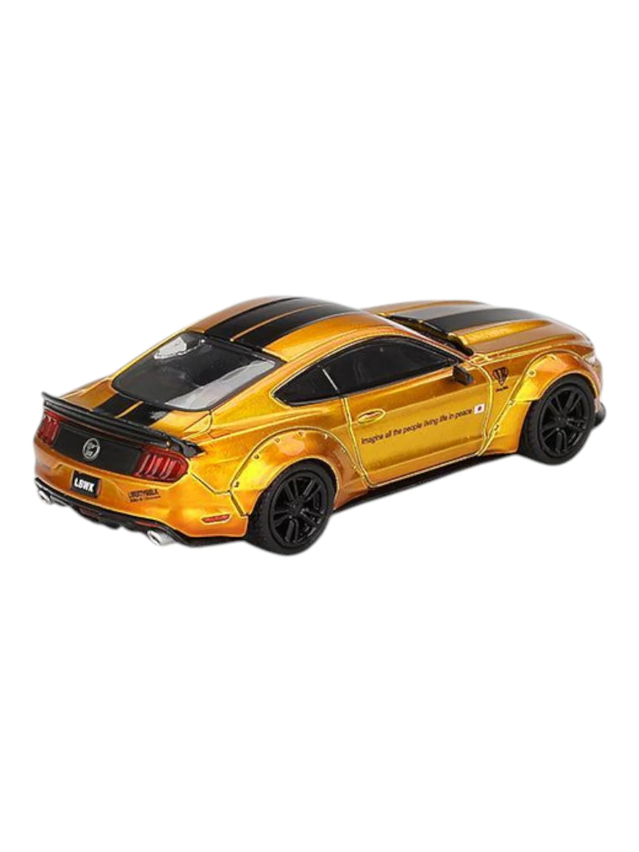 Mini GT LB-Works Ford Mustang LB Gold 1:64 Scale - Image 3
