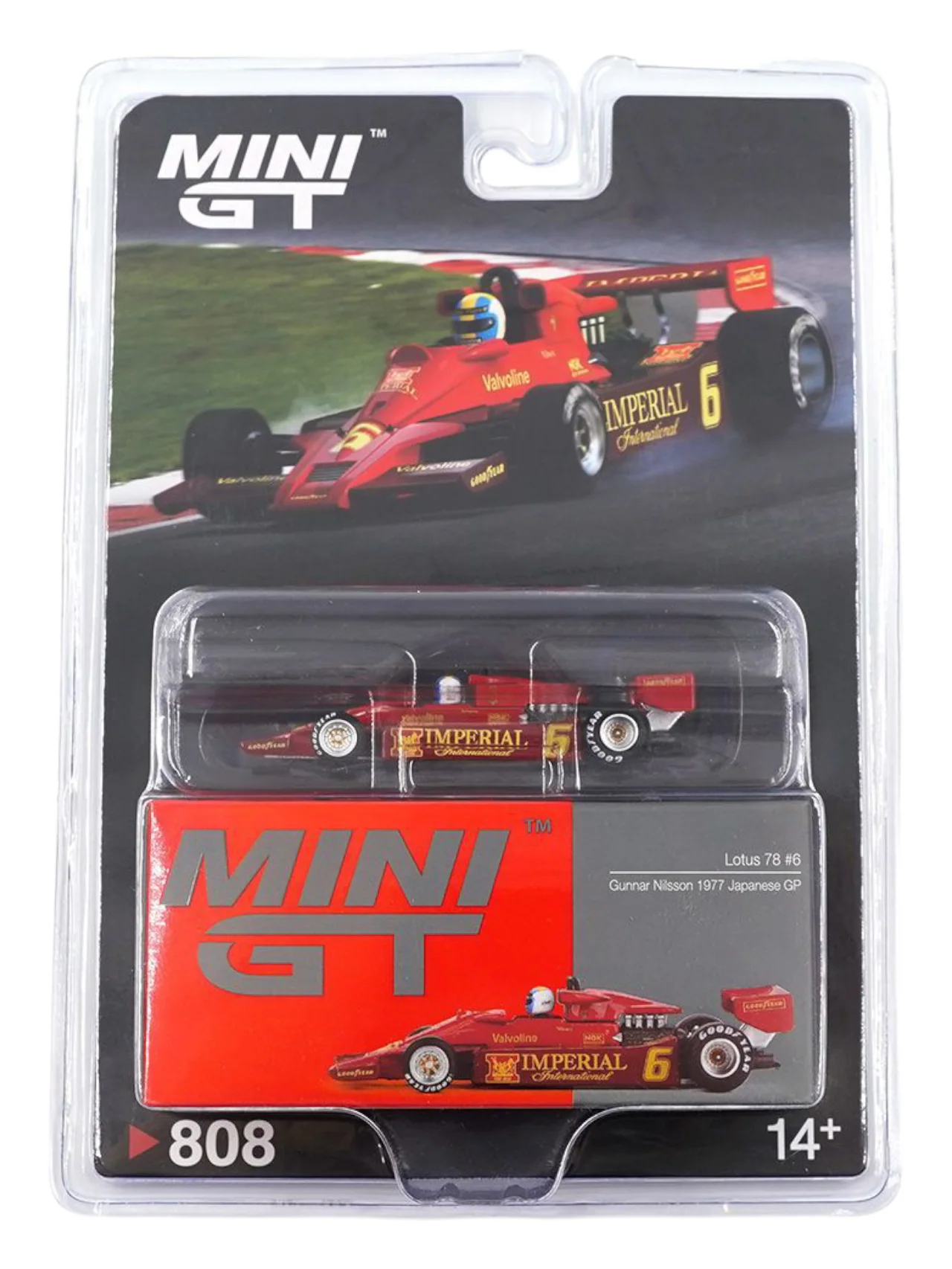 Mini GT Lotus 78 #6 (Gunnar Nilsson 1977 Japanese GP) Code-808 1:64 Scale - Image 5