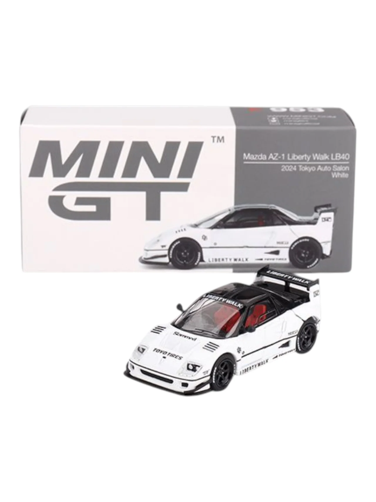 Mini GT Mazda AZ-1 Liberty Walk LB40 (2024 Tokyo Auto Salon) Code-953 1:64 Scale