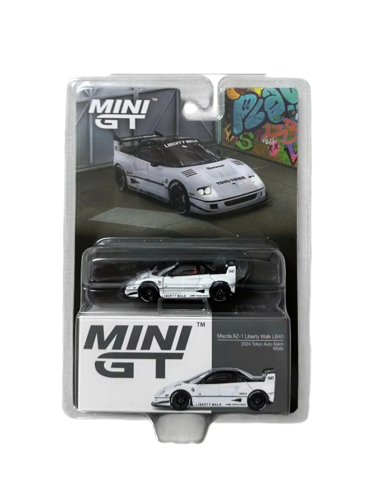 Mini GT Mazda AZ-1 Liberty Walk LB40 (2024 Tokyo Auto Salon) Code-953 1:64 Scale - Image 5