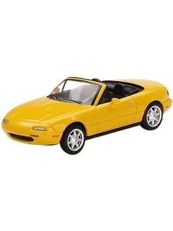 Mini Gt Mazda Miata MX-5 Sunburst yellow no 392 - Image 3
