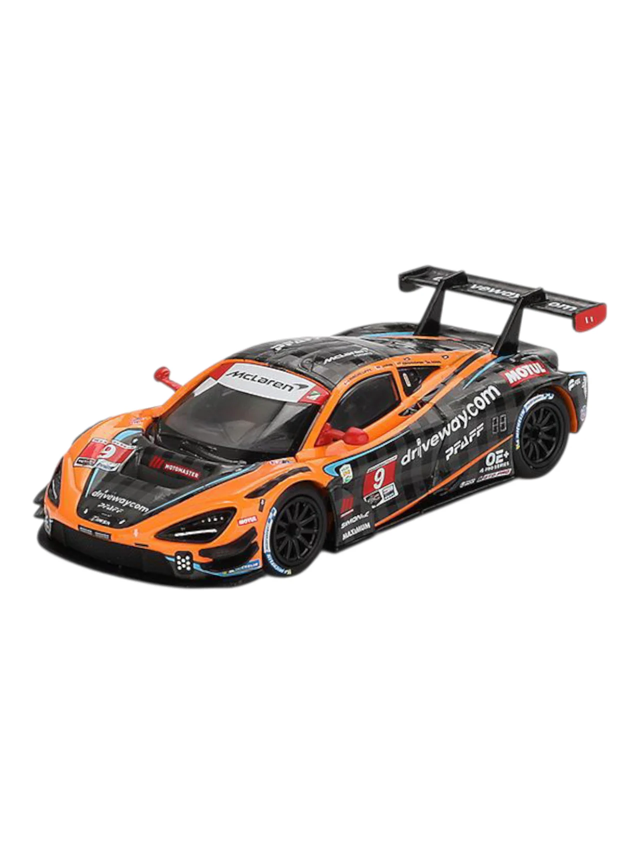 Mini GT McLaren 720S GT3 EVO (2024 IMSA Daytona 24 Hrs Plaff Motorsports) Code-984 1:64 Scale