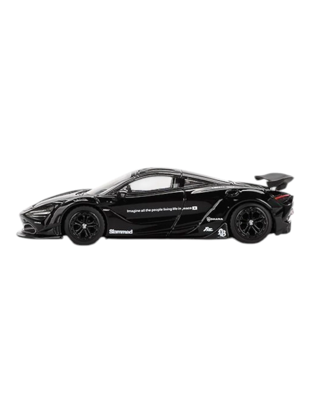 Mini GT Mclaren 720S LB Works (Black) Code-777 1:64 Scale - Image 4
