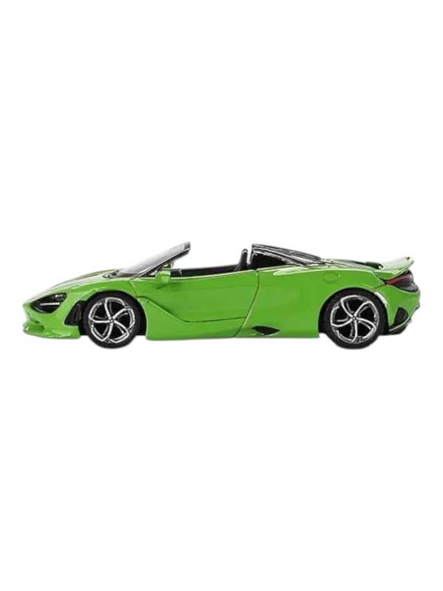 Mini GT McLaren 750s spider mantis Green imported Premium Edition 1:64 - Image 3