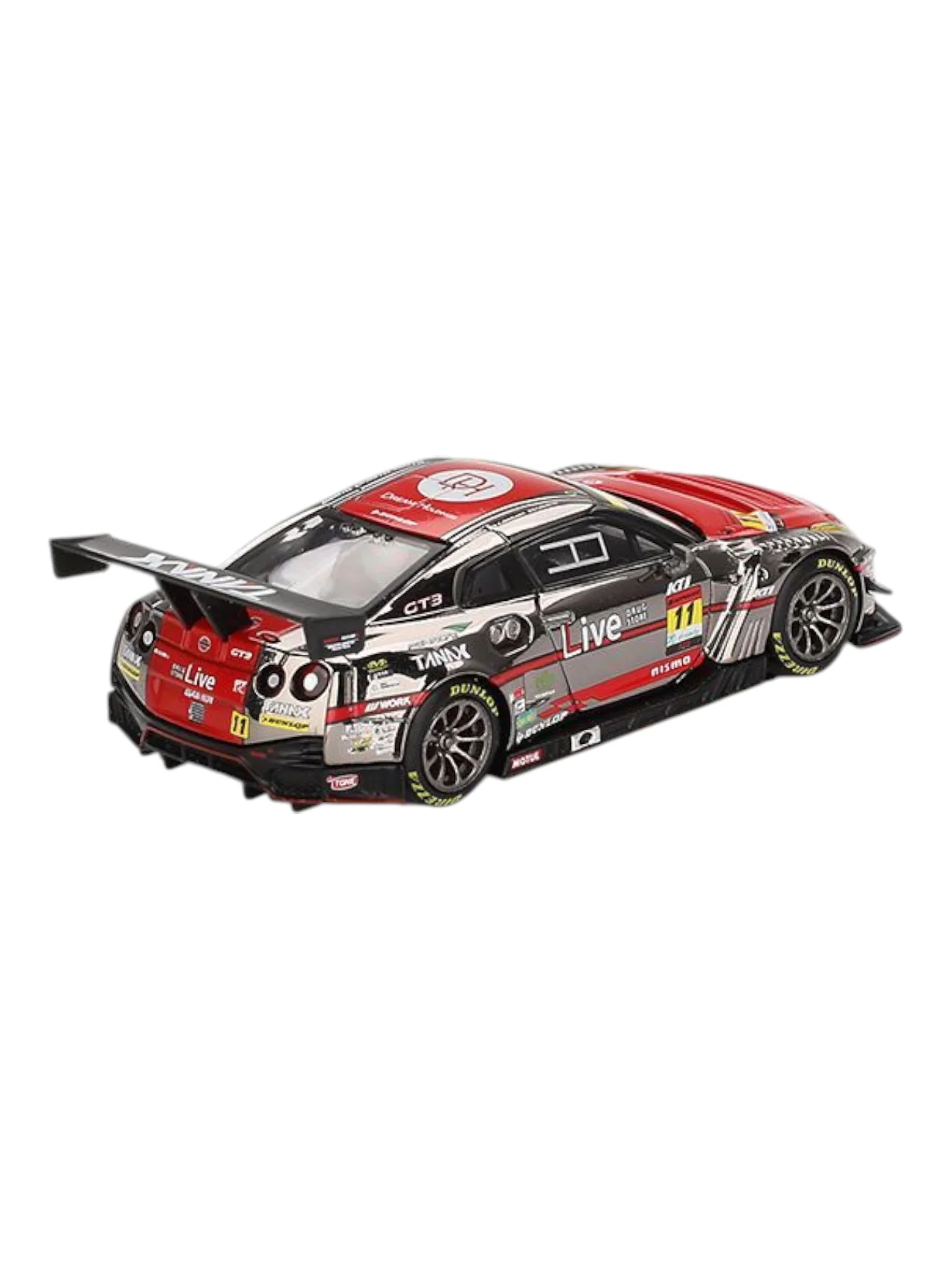 Mini GT Nissan GT-R Nismo GT3 #11 (2023 Super GT Series Gainer Tanax GT-R Gainer) Code-861 1:64 Scale (Blister Pack) - Image 3