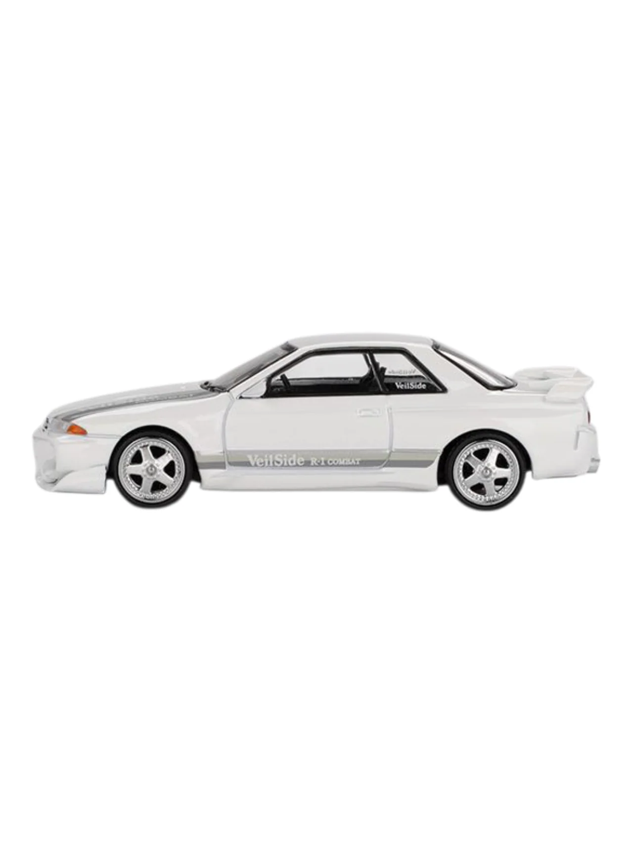 Mini GT Nissan Skyline GT-R (R32) Veilside Combat C-I (White) Code-1066 1:64 Scale - Image 3