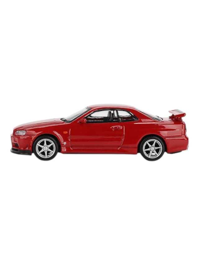 Mini GT nissan skyline GT-R (R34) V-Spec active red 1:64 scale - Image 3