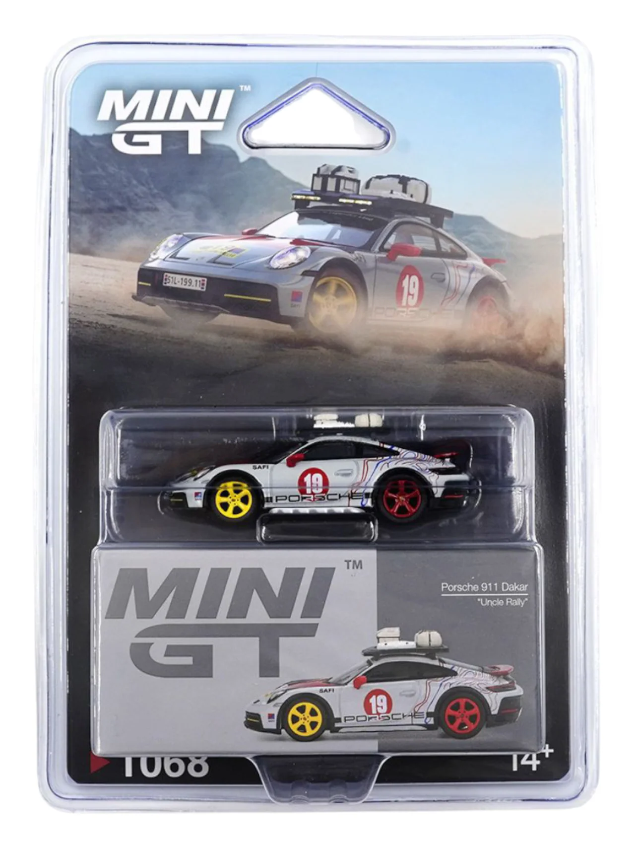 Mini GT Porsche 911 Dakar (Uncle Rally) Code-1068 1:64 Scale - Image 4
