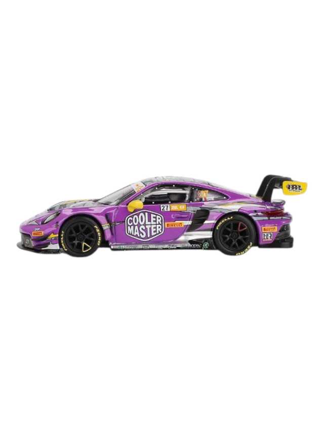 Mini GT  Porsche 911 gt3 R#27 2023 fia gt world cup 70th macau grand prix hubauto Racing 1:64 scale - Image 3