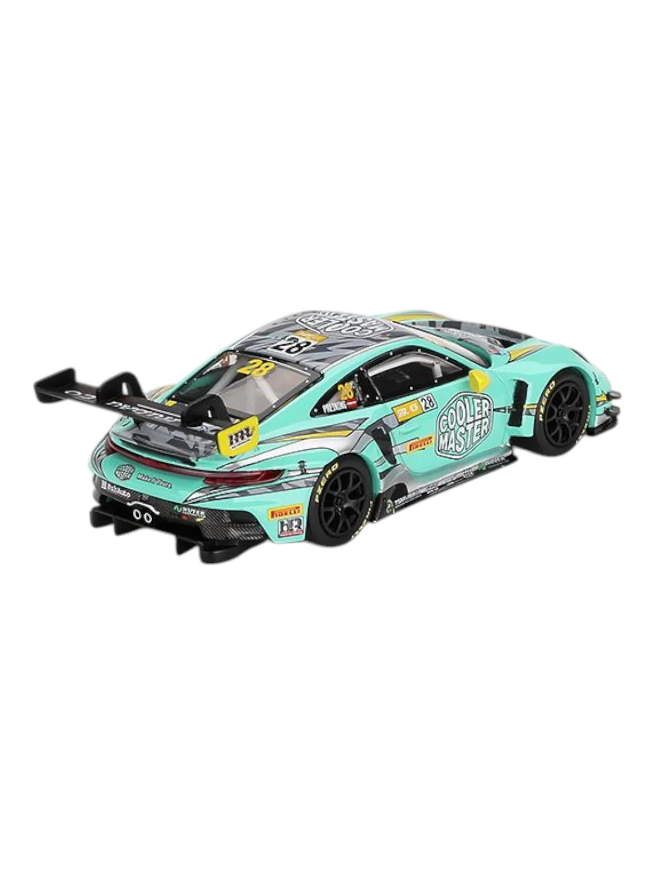 Mini GT Porsche 911 gt3 r #28 2023 fia gt world cup 70th macau grand prix hubauto Racing - Image 2