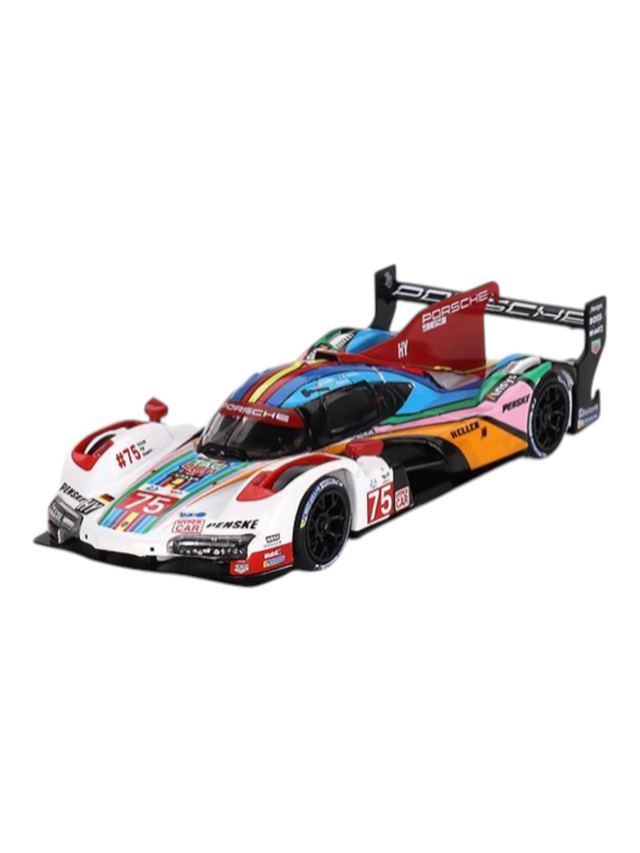 Mini GT Porsche 963 #75 (2023 24 Hrs of Le Mans Porsche Penske Motorsport) Code-740 1:64 Scale - Image 2