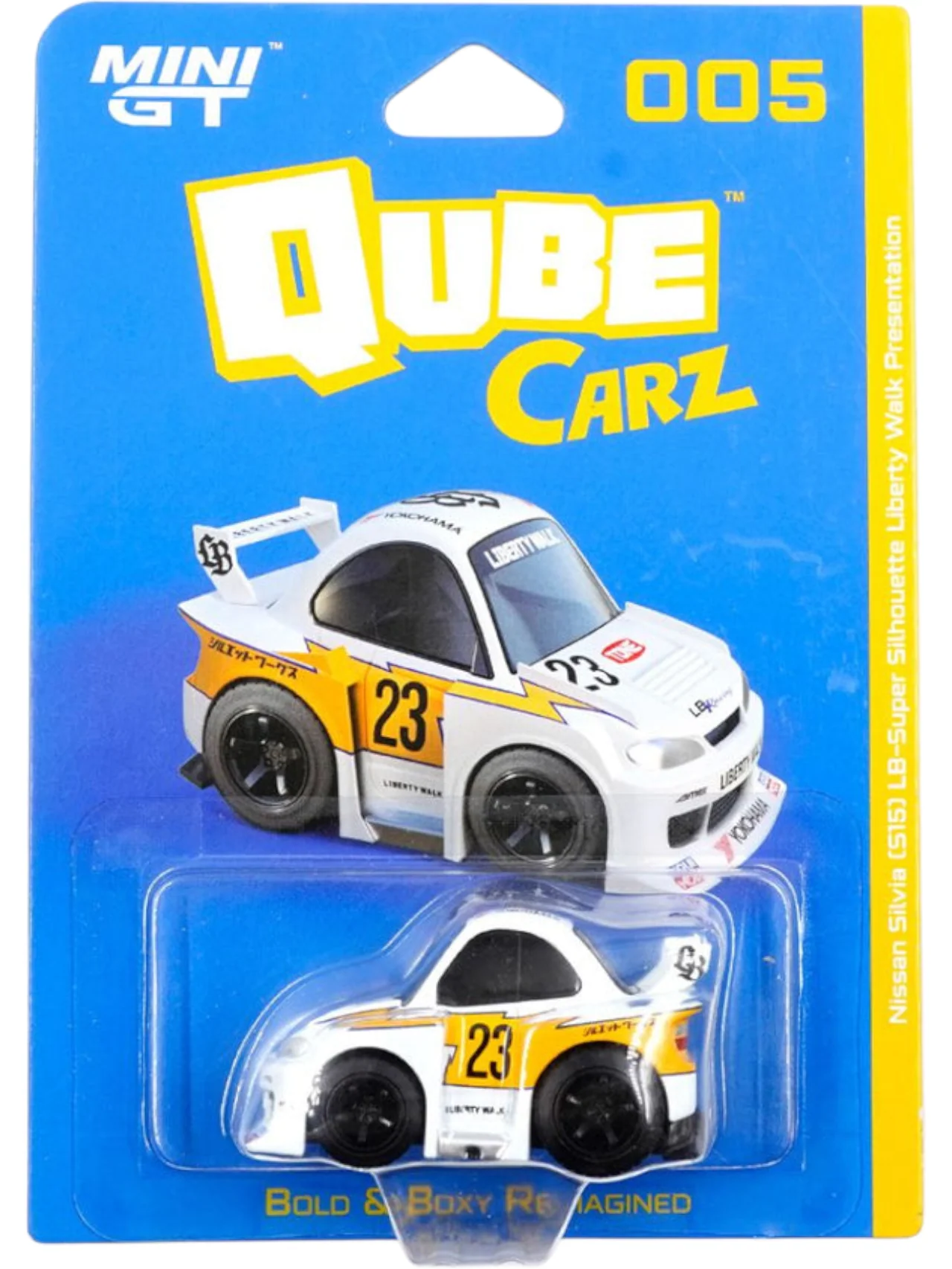 Mini GT Qube Carz Nissan LB-Super Silhouette S15 SILVIA Liberty Walk Presentation - Image 2