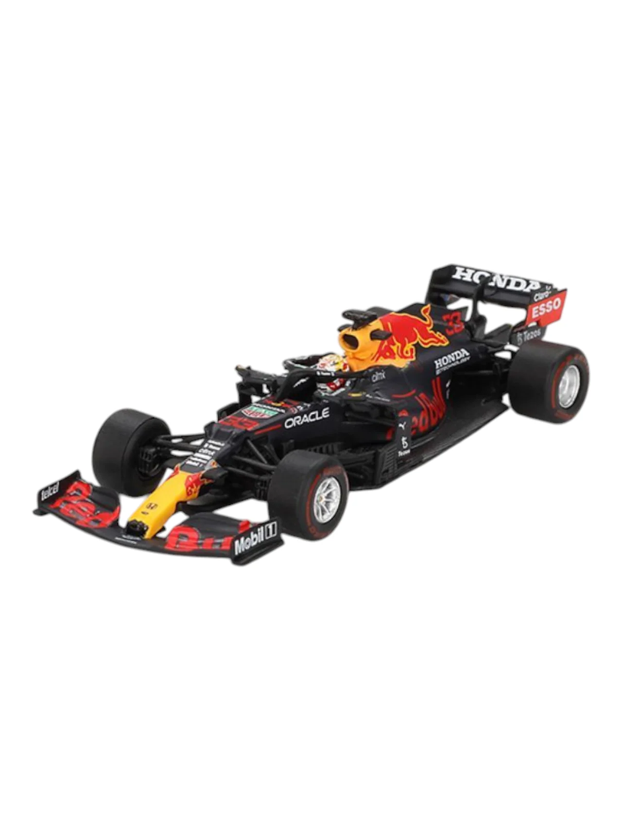 Mini GT Formula 1 (F1) Red Bull RB16B #33 2021 Abu Dhabi Grand Prix Winner Max Verstappen 1:64 Scale