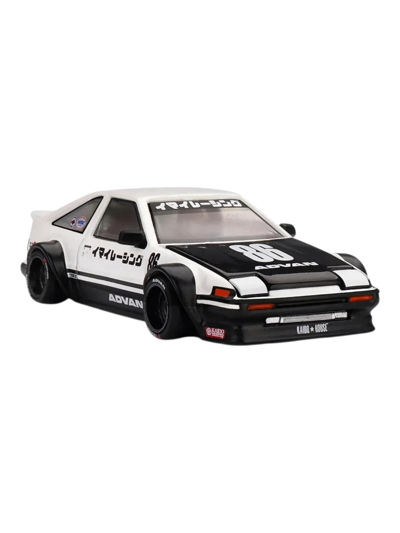 Mini GT x Kaido House 1:64 Toyota AE86 Sprinter Trueno Kaido Street White #180 - Image 3