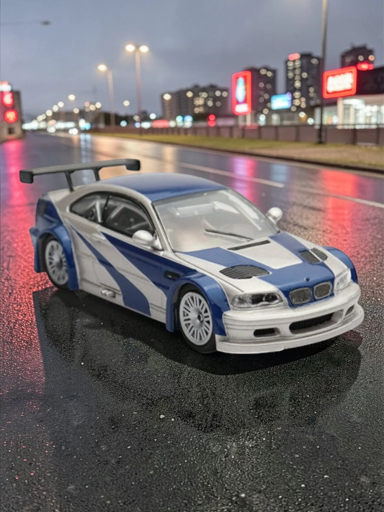 MJ MODEL BMW M3 GTR E46 1:64 Scale-lconic Japanese Sports Car Model - Image 4