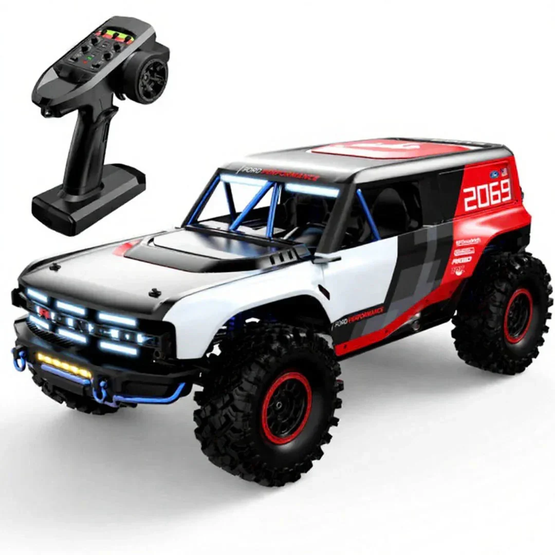 MJX H8p Ford Motor Company Bronco R Licensed 4WD RC Rock Crawler – Brushless Motor, 80A ESC, High-Speed Off-Road Remote Control Vehicle Imported 1:8 Scale - Image 4