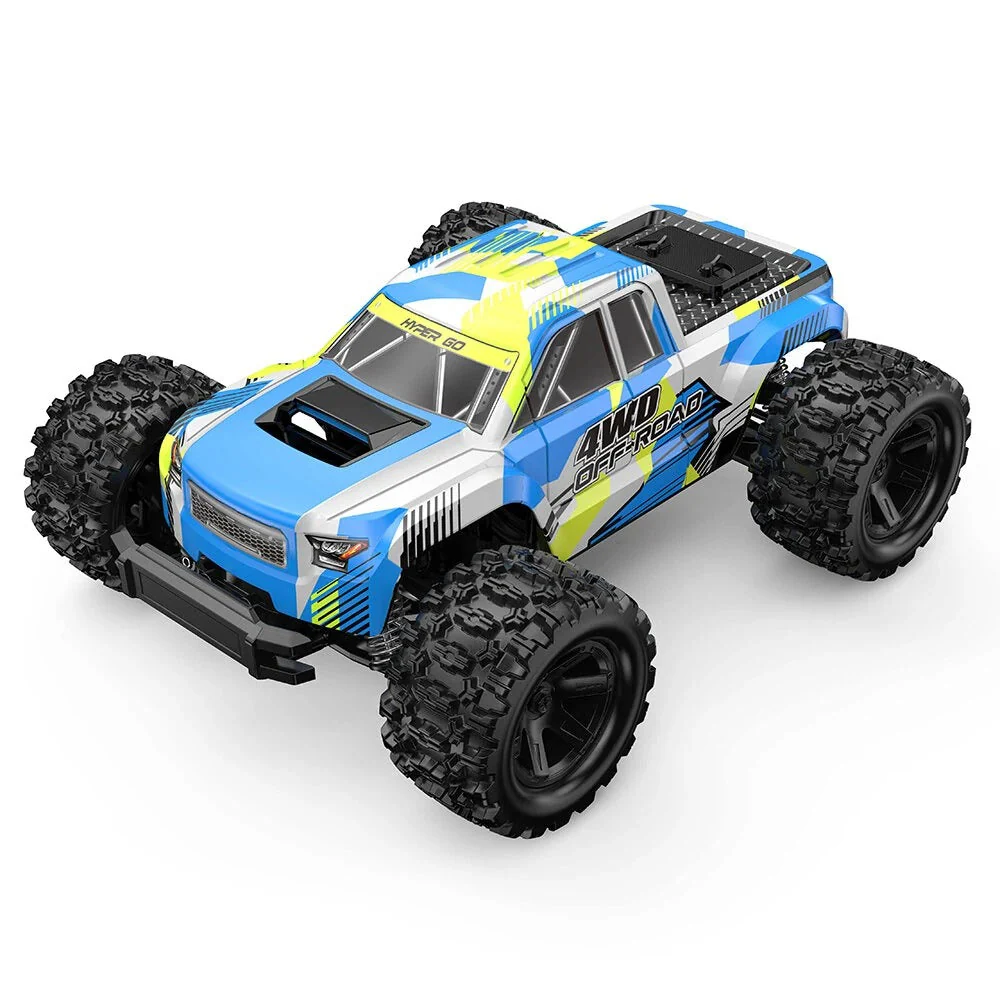 Mjx Hyper Go 18208 High Speed 4WD with 2.4 GHz Remote Control, 4X4 Waterproof Off-Road Truck with Two Rechargeable Batteries and Two car Bodies,1/18 Scale All Terrain RC Cars 35km/h - Image 12