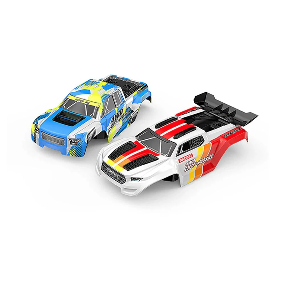Mjx Hyper Go 18208 High Speed 4WD with 2.4 GHz Remote Control, 4X4 Waterproof Off-Road Truck with Two Rechargeable Batteries and Two car Bodies,1/18 Scale All Terrain RC Cars 35km/h - Image 6
