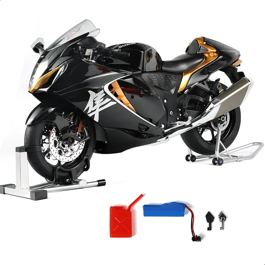 Suzuki Hayabusa Superbike Collectible Model – Black & Gold edition 1:6 scale - Image 2